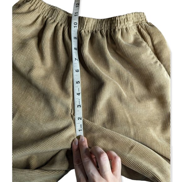 Alfred Dunner Petite Tan Straight Leg Pants w/ Elastic Waistband Size 10P - Picture 10 of 14